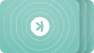 Tangem Kaspa Wallet Set of 3 cards card design